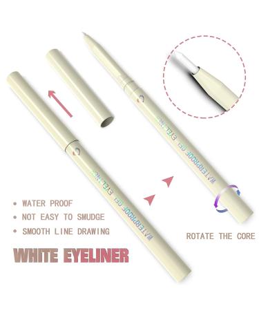 KAIQIKAIXI 5-in-1 Makeup Set: White Eyeliner, Eyebrow & Lip Pen, Eye Shadow Pencil, Eyelid Pad - Beauty Tool Kit - Buy Online on SooperMarket.com