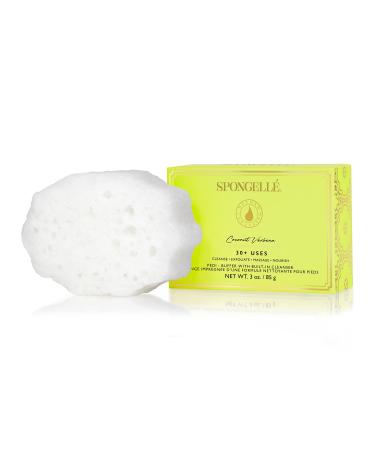 Spongell Pedi-Buffer - Cleanse Exfoliate & Polish Feet - Coconut Verbena