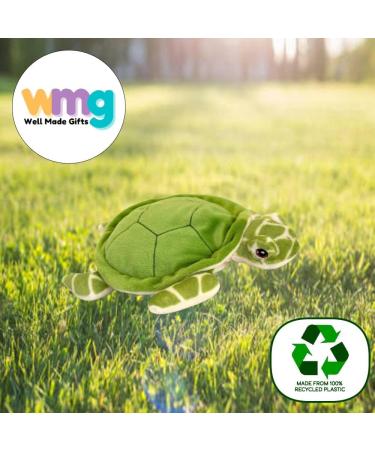 Deluxe Paws Plush Eco-Friendly Turtle Toy - 100% Recycled Materials - Buy Online on SooperMarket.com