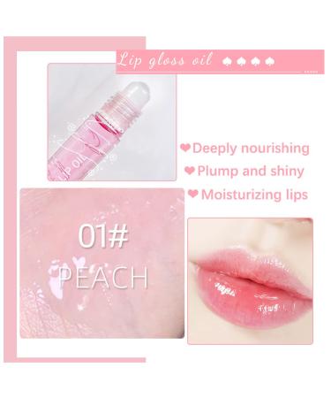 Aaiffey Hydrating Plumping Lip Oil Fruit-Flavored Roll-on Lip Balm Kit - 4pcs - Buy Online on SooperMarket.com