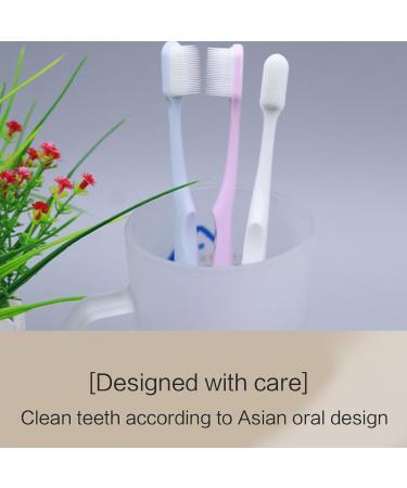 Eco-Friendly Ultrafine Soft Bristle Toothbrush Set for Adults & Children - Travel Size Oral Hygiene - Buy Online on SooperMarket.com