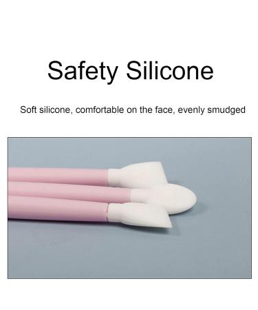 Silicone Makeup Brush Set | Reusable Portable Eyeshadow Brushes with HD Mirror - Ideal for Travel Makeup - Buy Online on SooperMarket.com