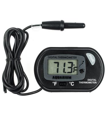 Zacro LCD Digital Aquarium Thermometer Fish Tank Water Terrarium Temperature