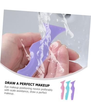 MAGICLULU 9 Pcs Silicone Beauty Ruler Eyelash Applicator Make up Stencils Mascara Drawing - Buy Online on SooperMarket.com