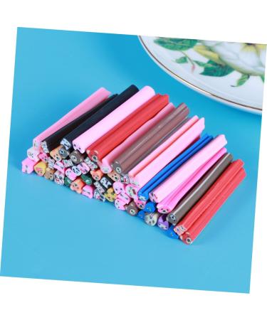 Healeved 50pcs Nail Art Stickers DIY Nail Art Fingertip Nail Rings Sticks Scrapbooks Nailart Manicure Nails Stickers Customizable Spray Talcum Scrapbook Book Decorate 3D Polymer Clay medium As Shown - Buy Online on SooperMarket.com