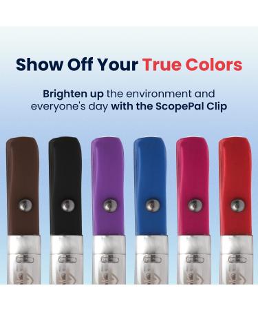 ScopePal Stethoscope Clip for Doctors & Nurses | Stethoscope Accessory Compatible with 3M Littmann Classic III, Lightweight II S.E | Black - Buy Online on SooperMarket.com