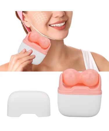 Facial Ice Roller for Face 2-in-1 Double Head Pink Face Roller for Face Skin Care Face Massage Roller Tools Used for Fatigue Relief Prevent Wrinkles Pore Reduction Eye Massage