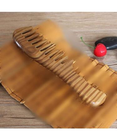 Comb 1PC Fashion Handmade Wooden Sandalwood Hair Comb Head Massager Hairdressing Tool Wide Tooth Comb wooden comb - Buy Online on SooperMarket.com