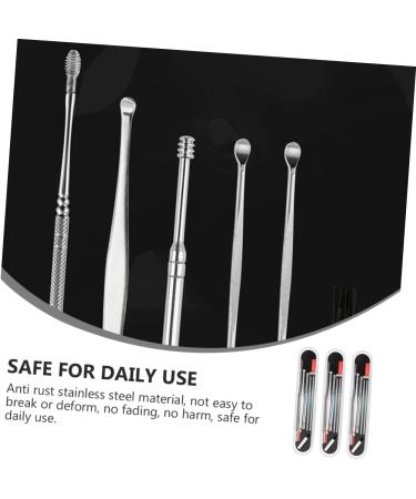 6-Piece Stainless Steel Ear Cleaning Set for Kids - Ear Wax Removal Tool Kit - Buy Online on SooperMarket.com