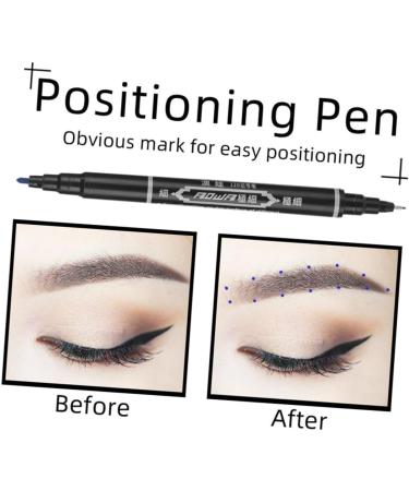 NOLITOY Portable Eyebrow Liner 40 pcs Brow Fine Marking Oil Eyebrow Eye Markers Embroidered Tools Professional - Buy Online on SooperMarket.com