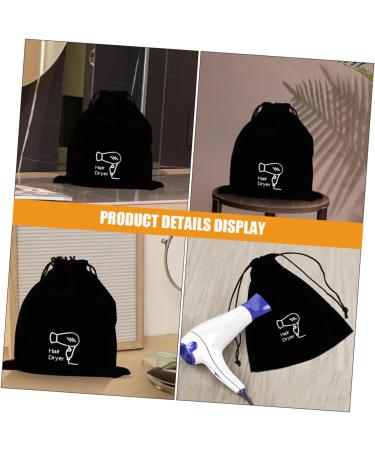WOONEKY Flannel Hair Dryer Bag Travel Makeup Bag Travel Bag for Blow Dryer and Hair Tools Blow Dryer Bag Hair Curler Travel Bag Hair Dryer Travel Pouch Travel Bag for Hair Styling Tools - Buy Online on SooperMarket.com