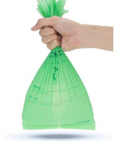 Greener Walker 1.6 Gallon Compostable Trash Bags - 120 Bags | ASTM D6400 BPI Biodegradable Food Waste Bags - Buy Online on SooperMarket.com