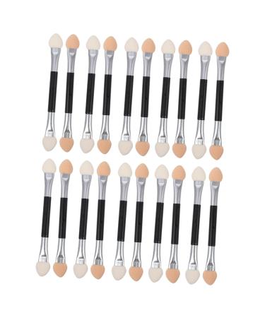 Baluue 30pcs Eye Shadow Stick Eyeshadow Sponge Brush Sponge Eyeshadow Brushes Eye Mascara Double Emulsion