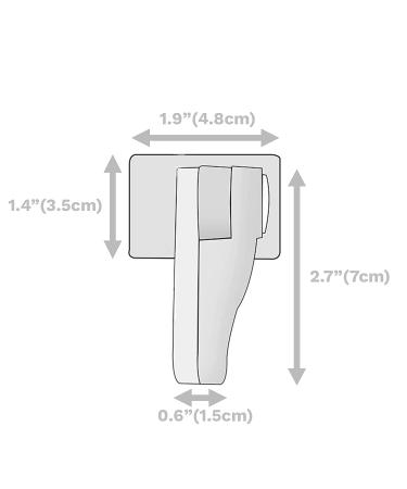 Child Proof Door Lever Lock - Door Handle Lock - 3M Adhesive - Minimalist Design - No Drilling Child Safety Door Handle Locks by Inaya. (3 Pack) - Buy Online on SooperMarket.com