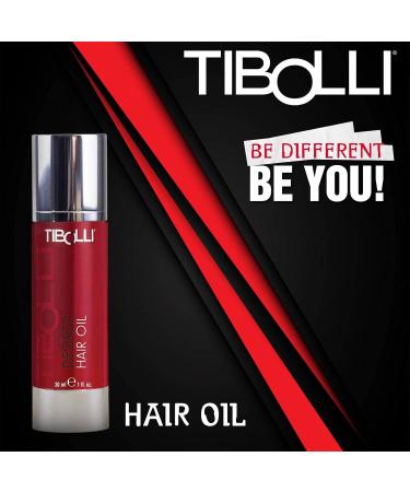 Tibolli Desired Hair Oil 1 fl oz - Anti-Frizz & Repair for Dry Damaged Hair - Natural Ingredients for Men & Women - 30ml - Buy Online on SooperMarket.com