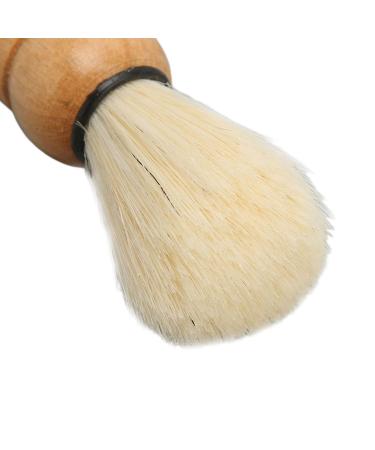 Buy 2-Piece Wooden Handle Shaving Brush Set | Mini Professional Synthetic Shaving Brushes for Men | International Shipping Available - Buy Online on SooperMarket.com