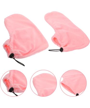 FOMIYES 3 Pairs Wax Warm Foot Cover Refill Pink Cotton Foot Mask - Buy Online on SooperMarket.com