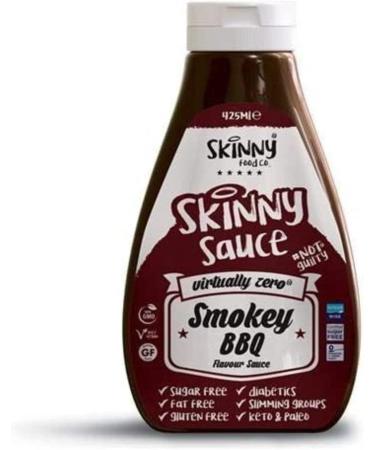 The Skinny Food Co Smokey BBQ Zero Calorie Sugar Free Sauce 425ml - Pack of 1 - Buy Online on SooperMarket.com