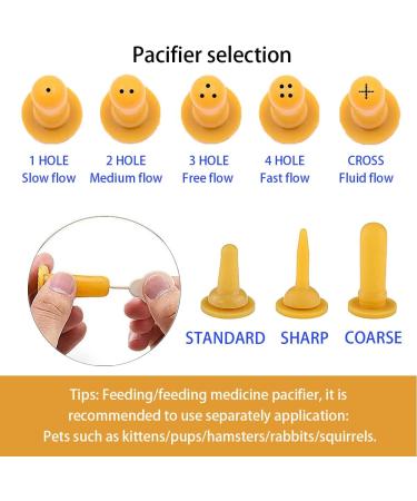 Puppy Syringe Feeder Puppy Nursing Bottle Pet Syringe Feeding Kit Original Nipple with Syringe Feeding Nursing Bottle for Small Pet Puppy Kitten(24 Pack) - Buy Online on SooperMarket.com