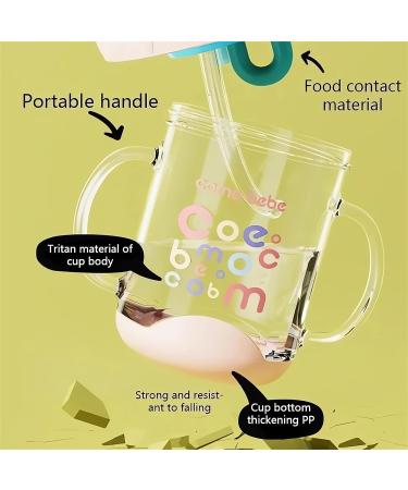 Tictoyo Whale Squirt Drinking Cup - 2023 New Cute Whale Spray Water Cup | BPA Free Leak Proof Straw Sippy Cup for Kids | Non Spill Water Bottle with Weighted Straw | 220ml/Green - Buy Online on SooperMarket.com