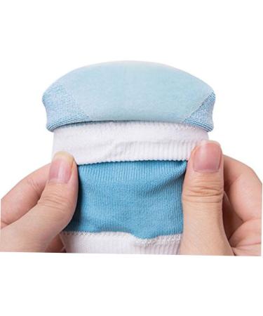 minkissy Socks Moisturizing Heel Socks for Cracked Heels Blue Open Toe spa Gel Socks for Lotion Overnight toeless spa Socks Vented Heel Socks Foot Cover Men and Women Protector Spa - Buy Online on SooperMarket.com