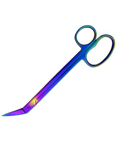 Long Handled Toenail Clippers for Thick Nails 7.5" Angled Tip Long Handled Nail Scissors for Toenails Heavy Duty long handled Toenail Scissors for Thick Nails Podiatry Tools for Elderly Back Pain
