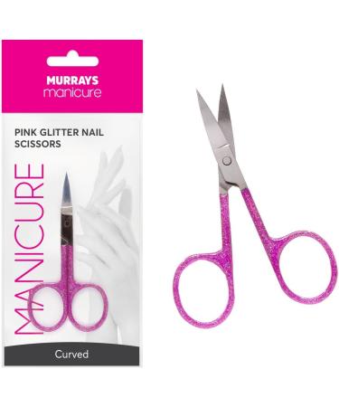 Murrays Manicure Pink Gloss Glitter Curved Nail Scissors X - Buy Online on SooperMarket.com