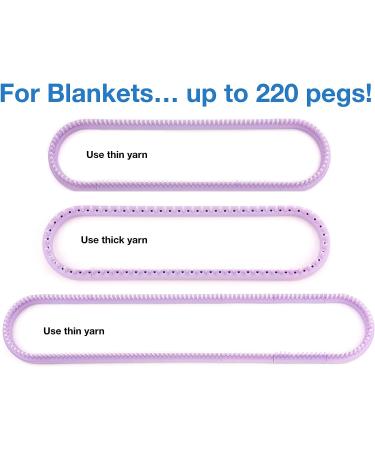Adjustable Multi-Knit Loom with Small and Large Gauge - Authentic Knitting Board - Buy Online on SooperMarket.com