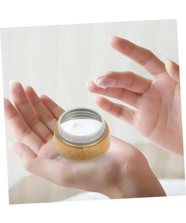 TENDYCOCO Aluminum Tin Box Empty Cream Jar Lip Balm Containers Tins Sample Containers Small Containers Aluminum Tin Cans Empty Makeup Jars Candle Tin Jar Travel Bamboo Daily Use Screw Cap - Buy Online on SooperMarket.com