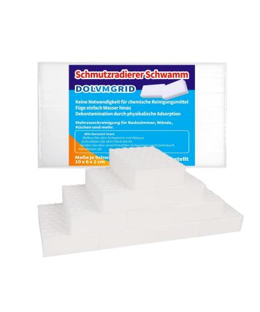 Dirt radier sponge 10 pieces of etching sponge for clean surfaces remove stubborn dirt and stains (10 pieces 10x6x2cm) 10 pieces 10x6x2cm