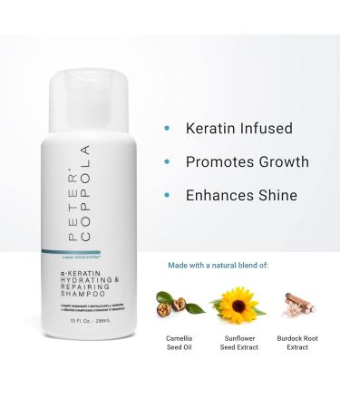 Peter Coppola a-Keratin Shampoo & Conditioner Duo - Hydrating Strengthening and Repairing for Soft Shiny Hair - 10 oz - International Shipping - Buy Online on SooperMarket.com