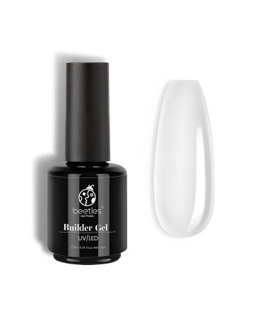 Beetles Gel Nail Polish Builder Gel for Nails 5 in 1 Builder Gel Strengthener Gel Clear Builder Gel Color in a Bottle 15ml Hard Gel Builder Extension Nail Halloween Nails Art