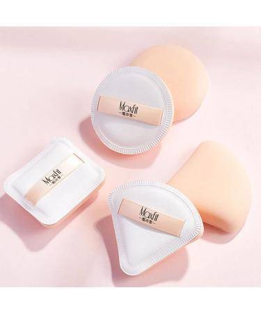 Verdant Touch Makeup Puff Powder Puff Makeup Sponge Skin-Friendly Face Puff for Salon Home Travel Round Bagged - Buy Online on SooperMarket.com