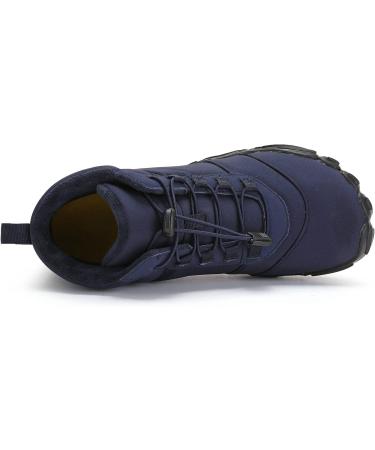 Waterproof Barefoot Shoes Winter Pro 2.0 | Unisex Minimalist Trail Guides for Men & Ladies | Outdoor Footwear in Blue (EU Size 36) - Buy Online on SooperMarket.com