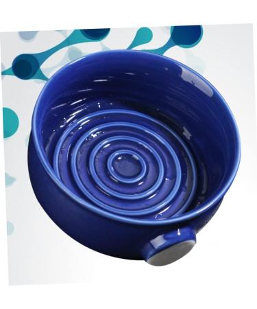 Angoily Shaving Bowl Set for Men - 2 Ceramic Soap Shells 11.5x11.5cm - Perfect for Shaving Foam & Brush - International Shipping Available - Buy Online on SooperMarket.com