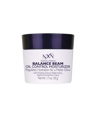 NxN Balance Beam Oil Control Gel Cream Face Moisturizer Natural Anti Aging Formula for Oily or Combination Skin Men and Women 1.7 Oz