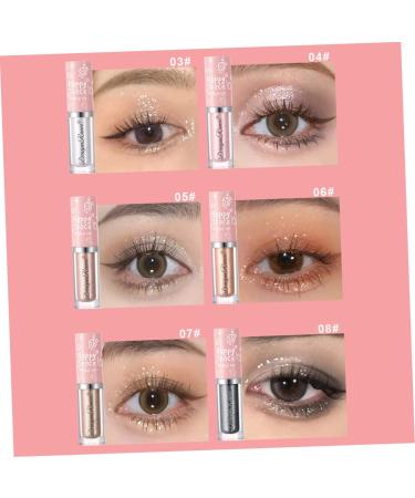Hemoton 8pcs Eye Shadow Sparkly Eyeshadow Glitter Eye Makeup Tools Shiny Eyeshadow Glitter Eye Makeup Women Glitter Eyeshadow Shimmer Eyeshadow Makeup Supplies Eye Highlight Eyeshadow - Buy Online on SooperMarket.com