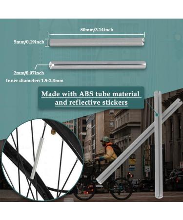 Kindoyo Spoke Reflectors for Bikes - 360 Visibility 72-Piece Bicycle Reflector Kit Alternative to Cat Eyes & Spoke Lights International Shipping - Buy Online on SooperMarket.com
