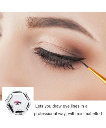 1PC Eyeliner Stencil 6 in 1 Eyeline Guide Template Eyeliner Stamp Eye Makeup Template Cat Liner Makeup Tool for Eyes - Buy Online on SooperMarket.com