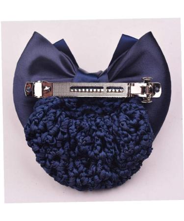 Women Hair Bun Cover Net Snood Hairnet Bowknot Barrette Hair Clip Bow Lace Flower Hair Accessories(Black) - Buy Online on SooperMarket.com