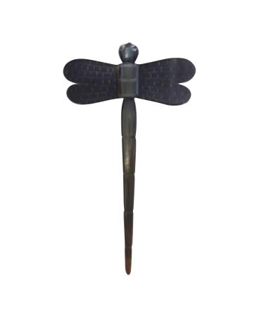 Marycrafts Dragonfly Buffalo Horn Hair Stick Hair Pin Hair Accessories Handmade Light Shade