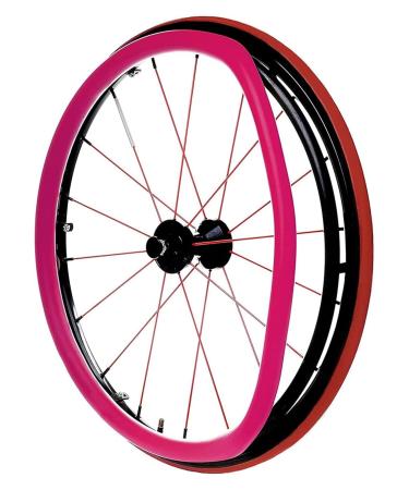 Wheelchair Push Rim Covers Wheelchair Push Rim Covers 1 Pair 24-Inch Non-Slip Wear-Resistant Silicone Snare Push Ring Protective Cover(F 22 inch) 22 inch F