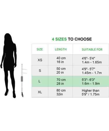 Long Handled Toenail Clippers Wide Jaw Opening Free Bending for Thick Nails for The Seniors Overweight Disabled with Arthritis Easy Reach Pedicure Auxiliary Tools (L-Length 28.3 inch) - Buy Online on SooperMarket.com