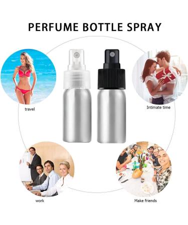 Herbest Aluminum 100ml Mini Fine Fog Spray Bottles - Refillable Empty Bottles for Perfume Cosmetics & Essential Oils - Buy Online on SooperMarket.com