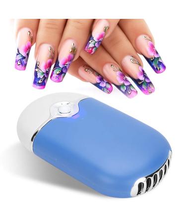 USB Portable Fan Extension Eyelashes Dryer MultiFunctional Nail Art Nail Polish Fan for Salon and Personal(3#)