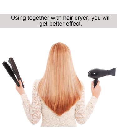 Hairdressing Comb Professional Double Brushes Wooden Anti-static Hair Straightener Tool Hairbrushes DIY for Salon Barber Shop - Buy Online on SooperMarket.com