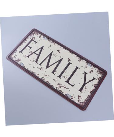 Alipis Home Decor Vintage Decor Vintage Sign Wall Decor License Plate Decorations European and American - Buy Online on SooperMarket.com