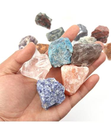 Ruby Raw Crystals Large 1.25-2.0 - Natural Healing Stones for Tumbling, Cabbing, Decoration - Wicca & Reiki - Buy Online on SooperMarket.com