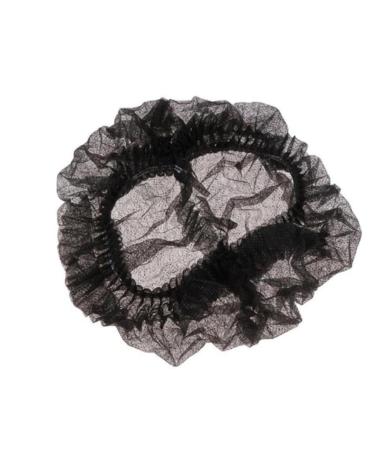 F Fityle 100pcs Disposable Beret Caps - Fleece Head Caps for Hygiene & Cosmetics in Black - Buy Online on SooperMarket.com