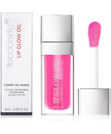 AOOWU Tinted Plumping Lip Oil | Long-Lasting Hydrating Lip Gloss - Raspberry Red - Buy Online on SooperMarket.com